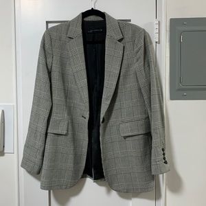Zara houndstooth blazer